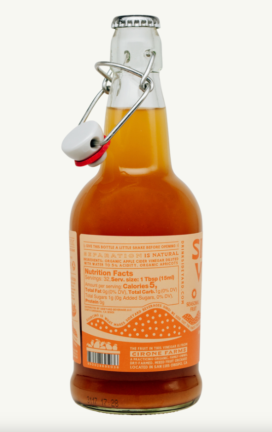 Apricot Fruit-Infused Vinegar