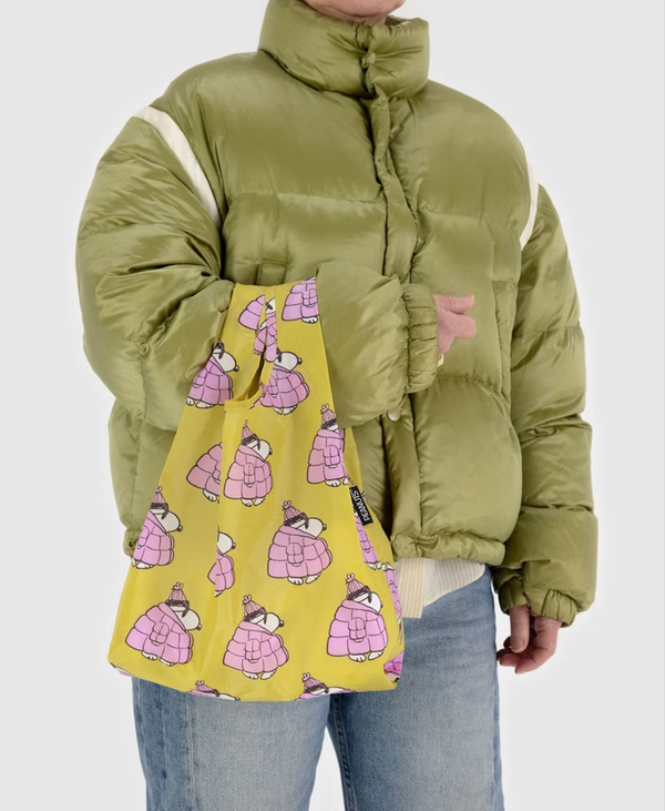 Baby Baggu Puffer Snoopy Pink