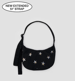 Small Nylon Crescent Bag Stars