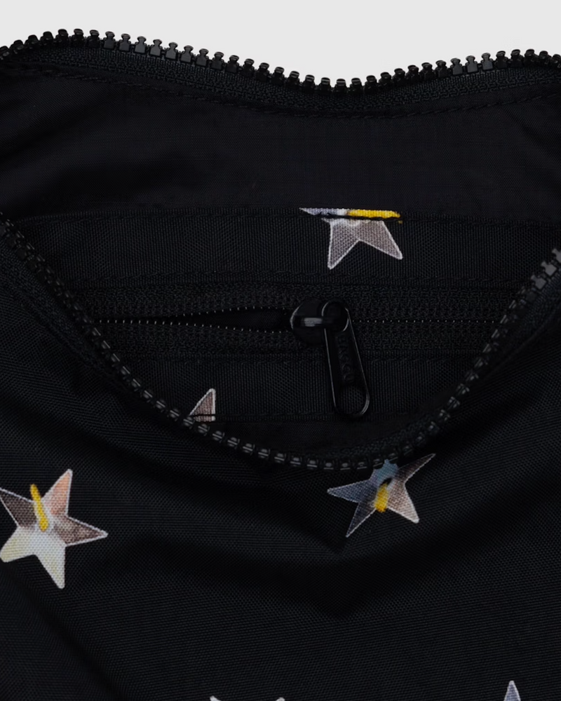 Small Nylon Crescent Bag Stars