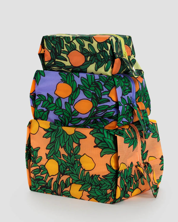 3D Zip Set ( Orange Trees )