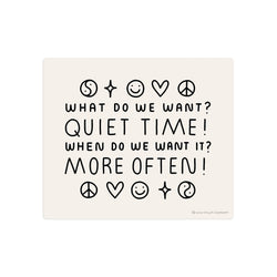 Quiet Time Sticker