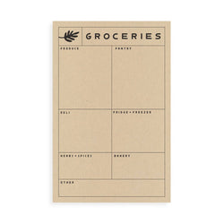 Groceries Notepad