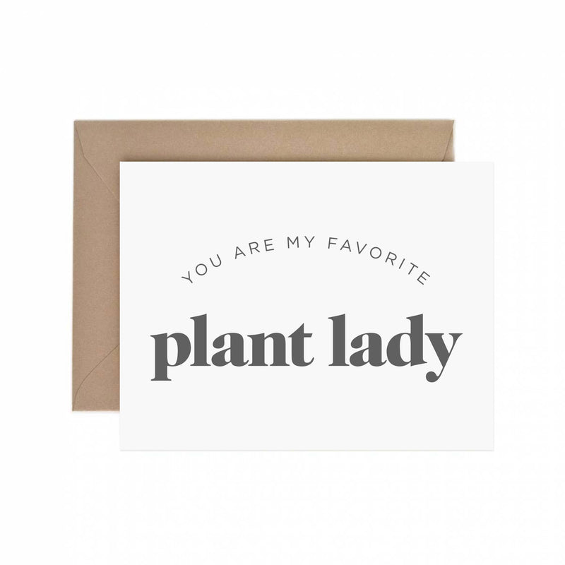 My Favorite Plant Lady Greeting Card