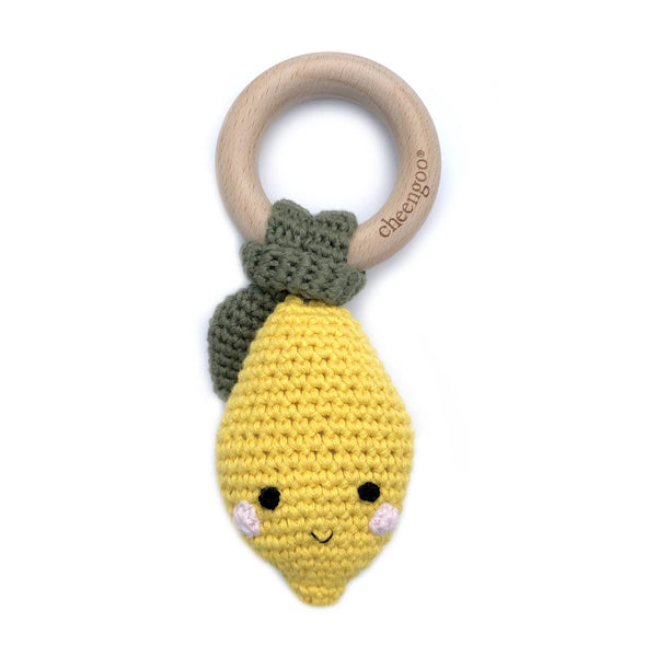 Lemon Teething Rattle